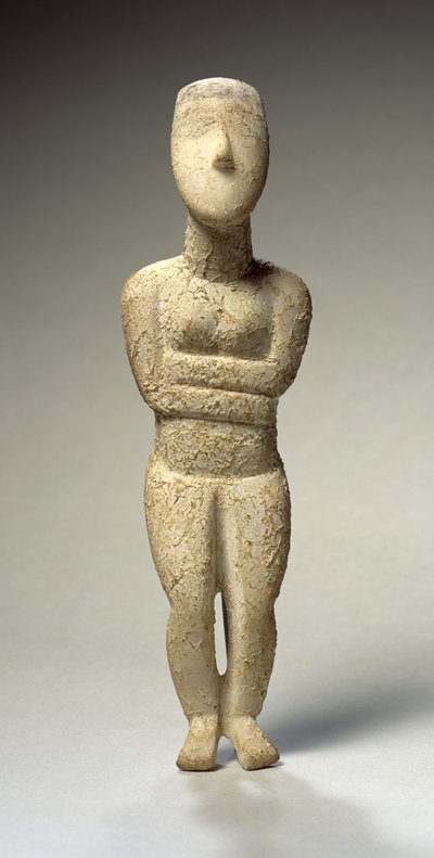 Kykladische Figur, Frühe Spedos, ca. 2700 v. Chr. von Greek